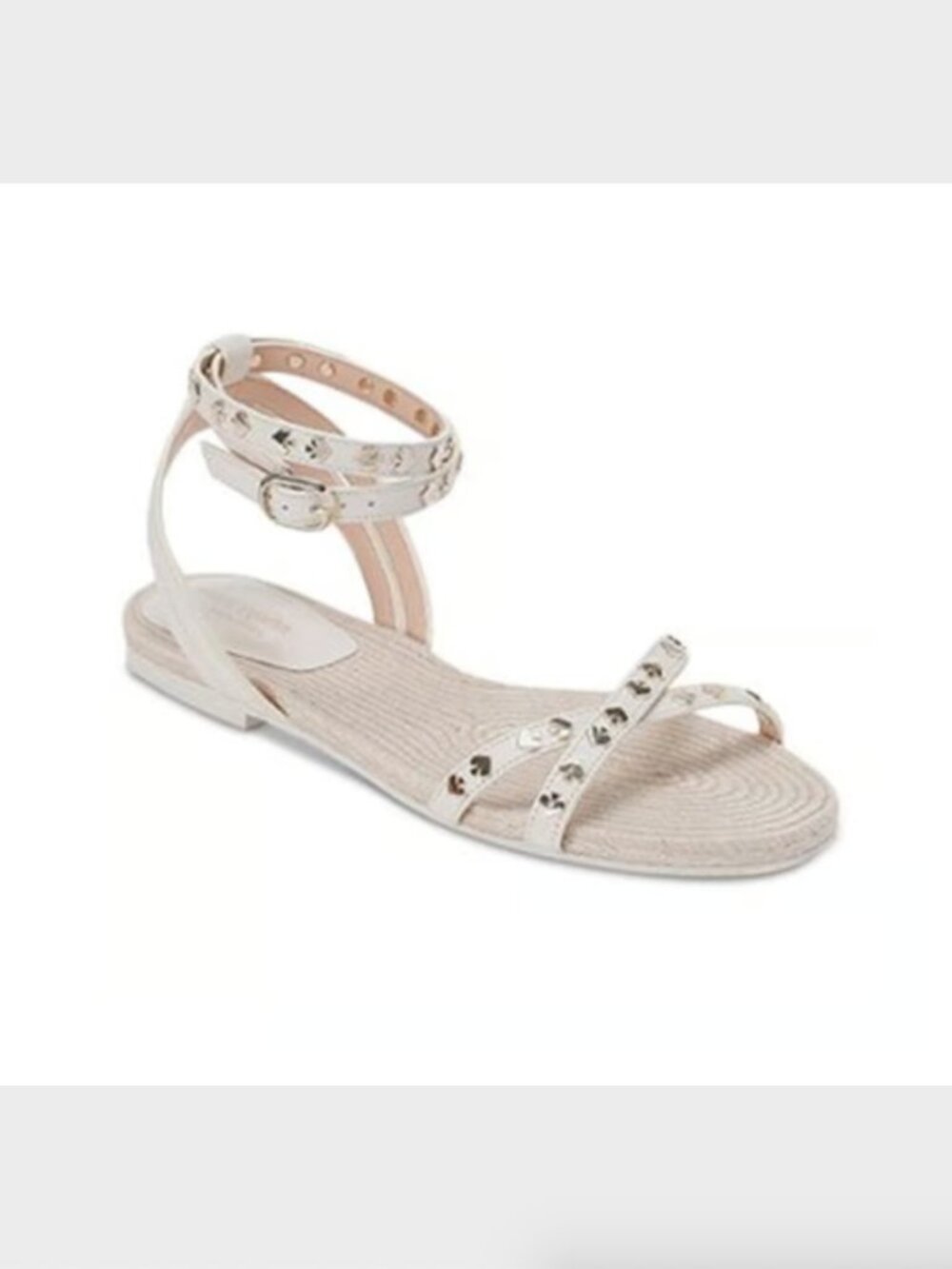 Kate Spade New York Mai Tai Flat Sandals with an Espadrille-Style Sole -Sz 10.5B